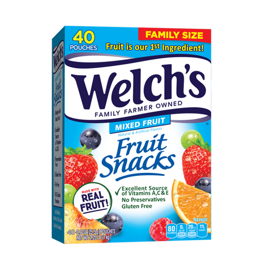 Welch's Fruit Snack Box 40 Bags