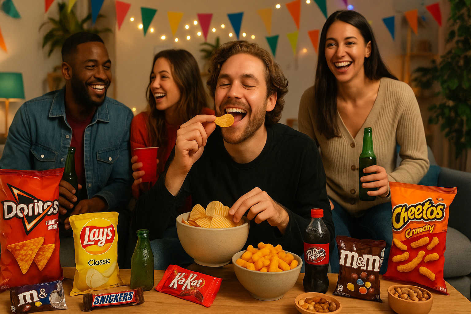 Clean Party Banner - No Text or Logos